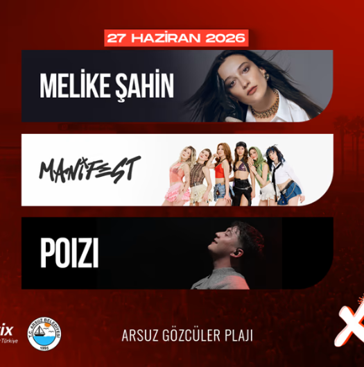 XFEST Arsuz – 1.Gün – Melike Şahin – Manifest – Poizi