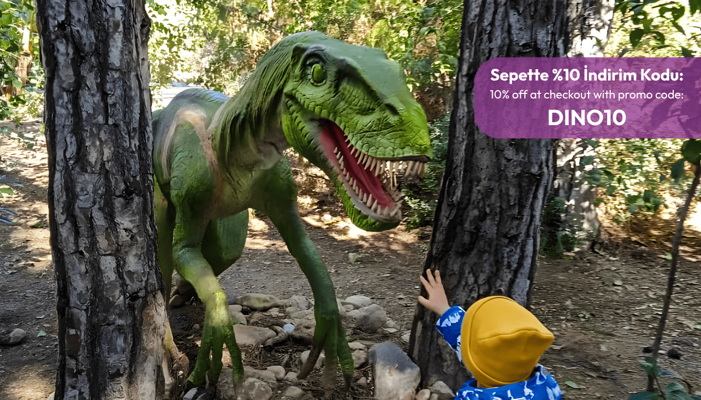 DinoPark’ta Tarih Öncesine Yolculuk Giriş Bileti