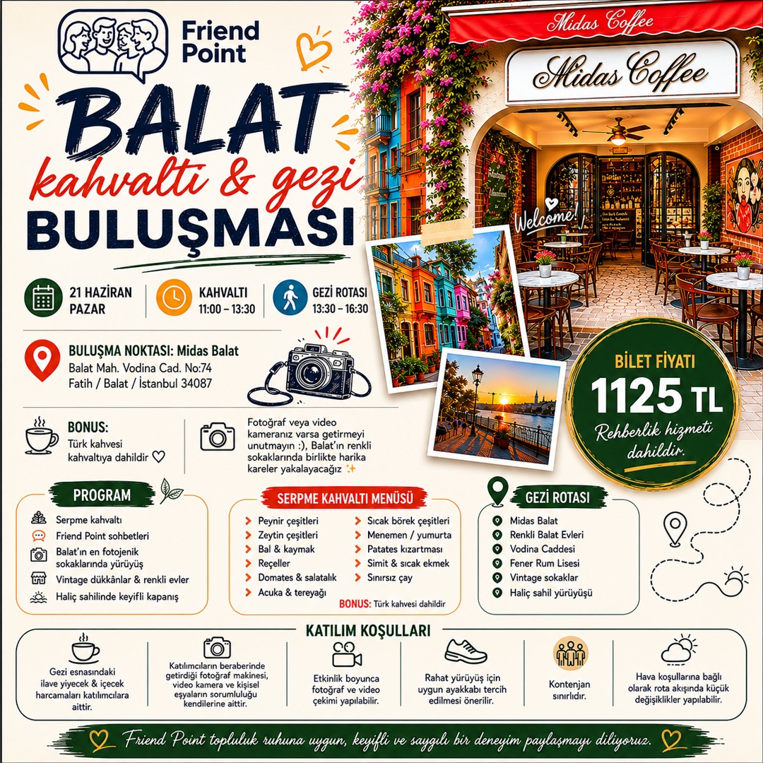 BALAT KAHVALTI & GEZİ BULUŞMASI