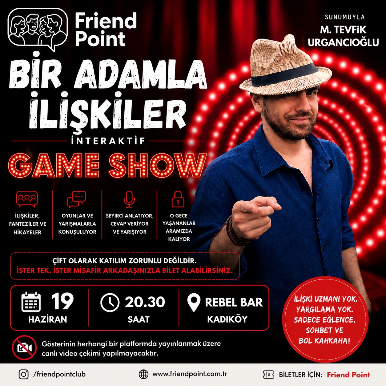 “Bir Adamla İlişkiler” İnteraktif Game Show