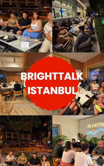 BrightTalk İstanbul| ENGLISH SPEAKING CLUB |Beşiktaş