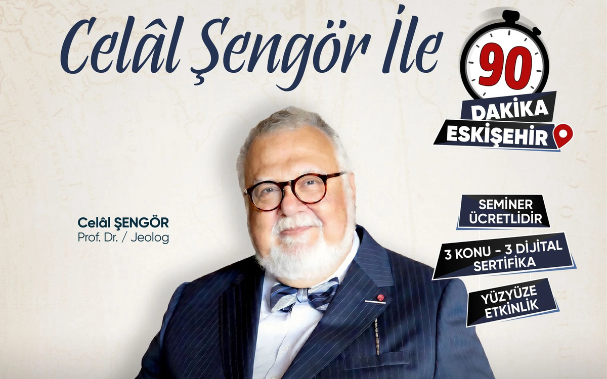 Celal Şengör ile 90 Dakika – Eskişehir
