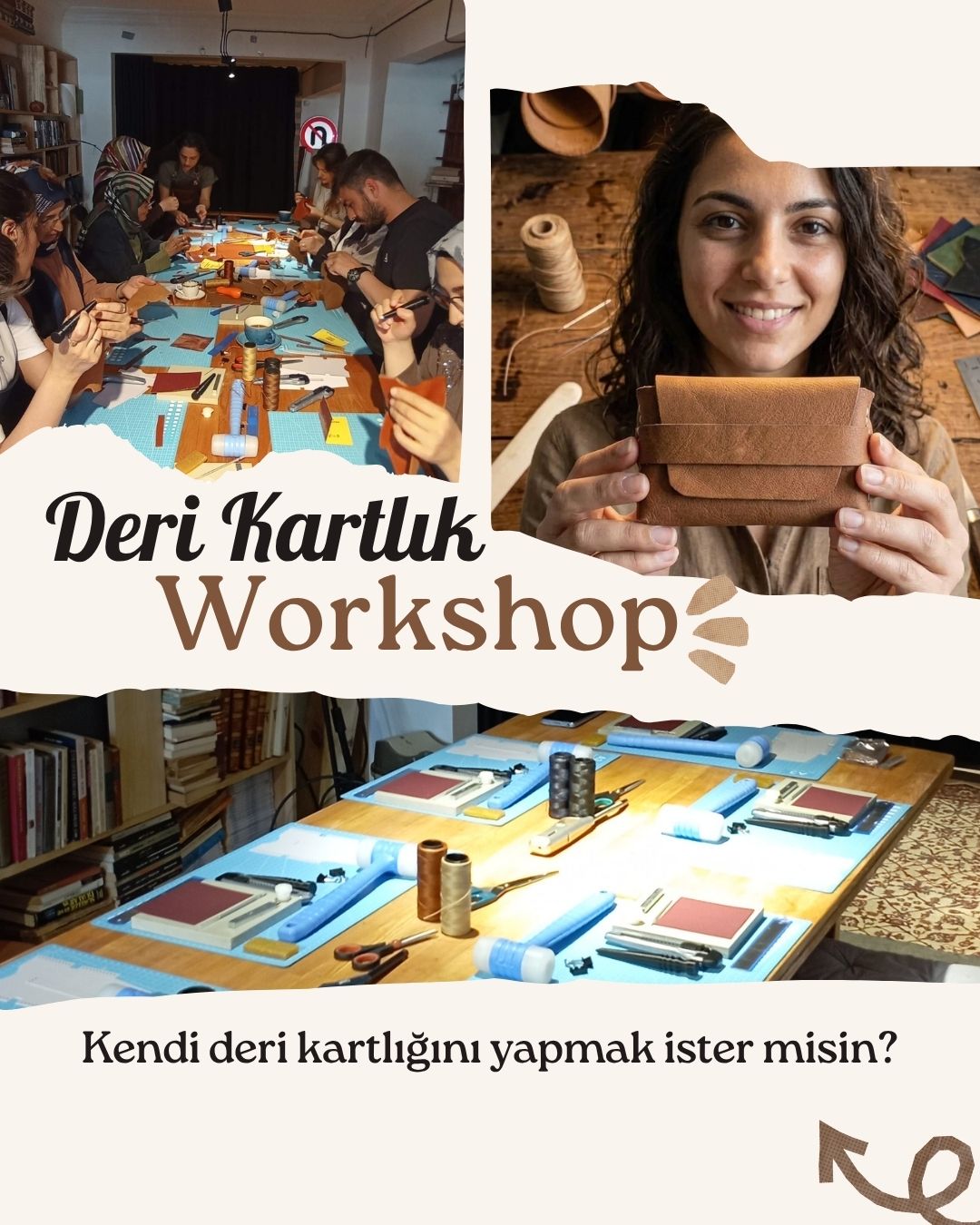 Derispace Deri Kartlık Atölyesi | Deri Workshop İstanbul