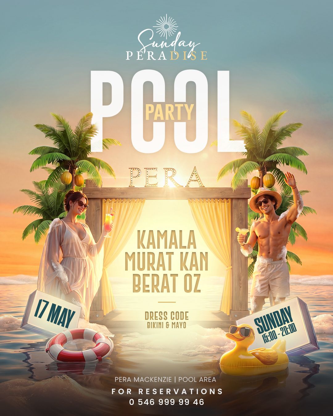 Sunday Peradise Pool Party