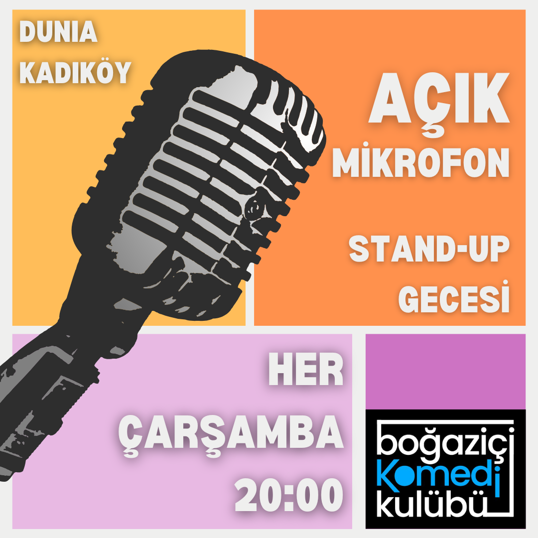 Kadıköy Açık Mikrofon Stand-up Gecesi – Boğaziçi Komedi Kulübü