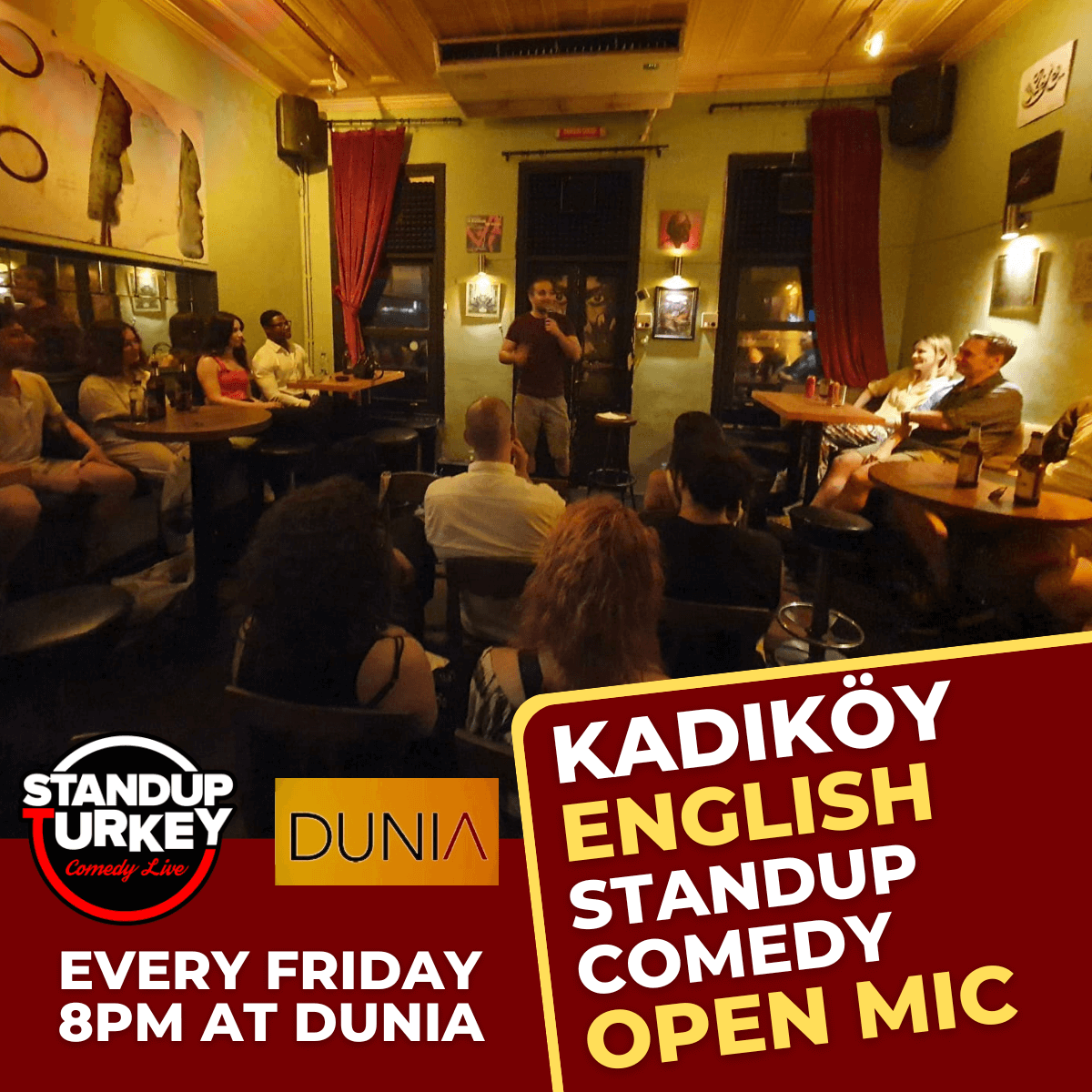 Kadıköy English Stand-up Comedy Open Mic