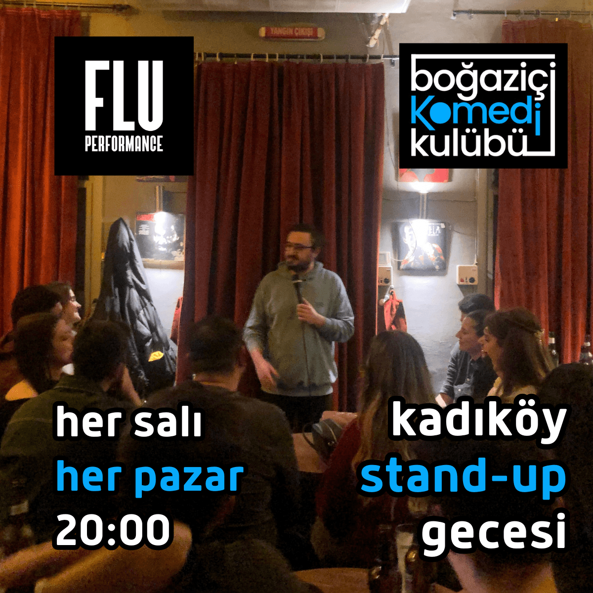 Kadıköy Stand-up Gecesi – Boğaziçi Komedi Kulübü