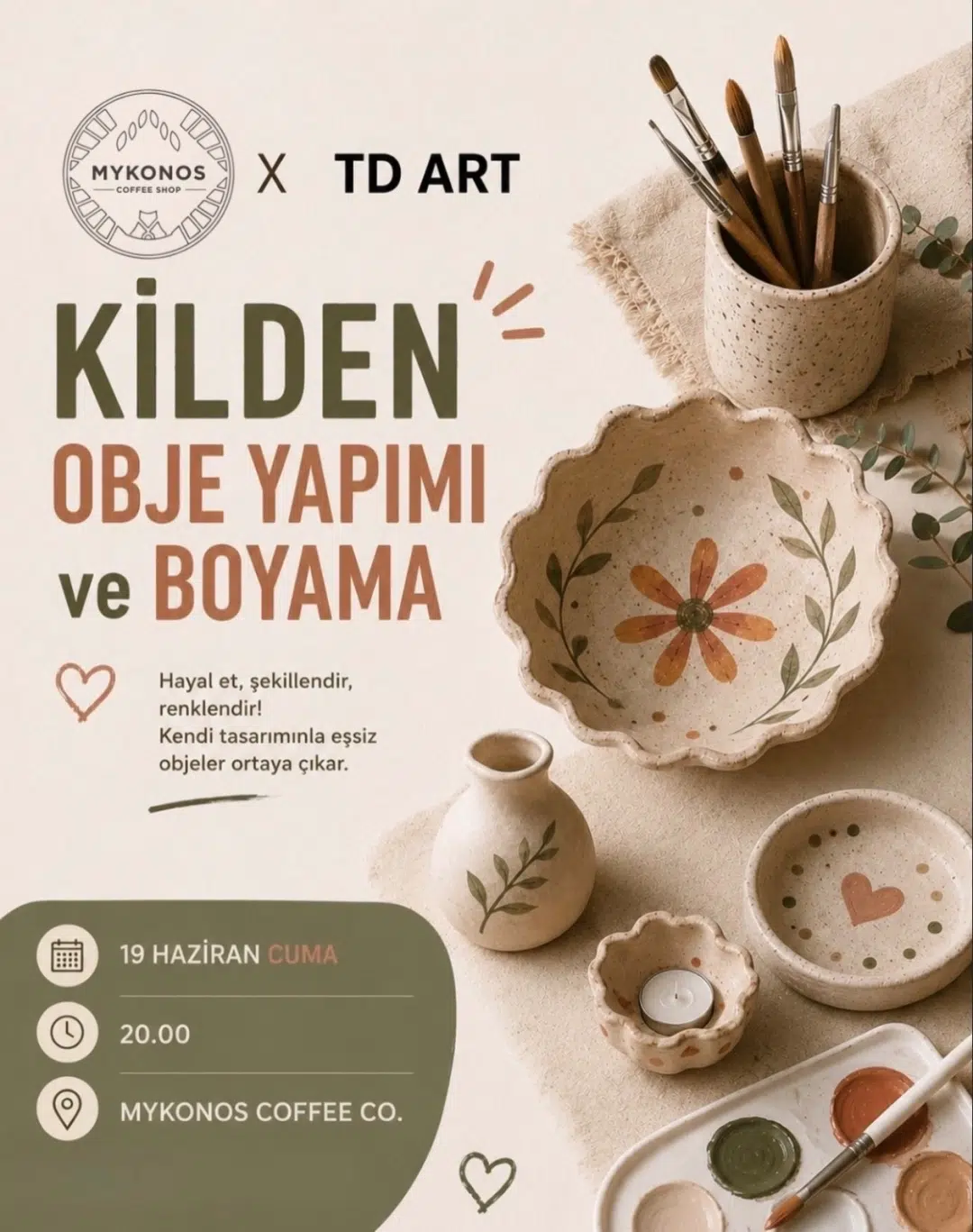 Kil & Dokulu Tablo Workshop