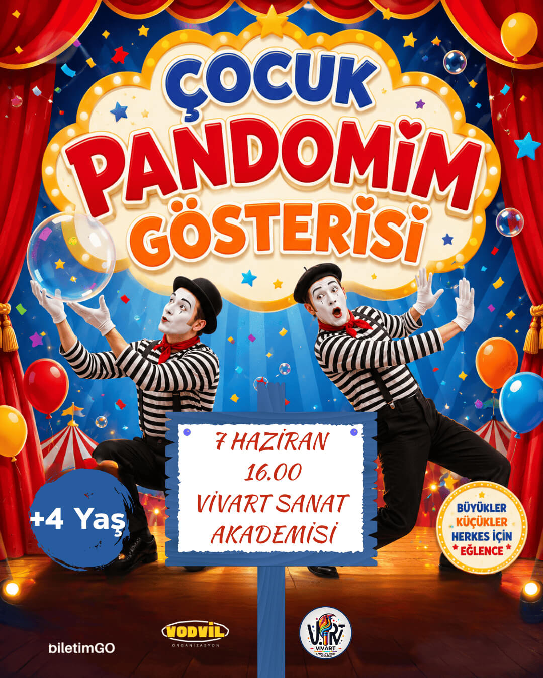 KONYA ÇOCUK PANDOMİM GÖSTERİSİ – VODVİL ORGANİZASYON