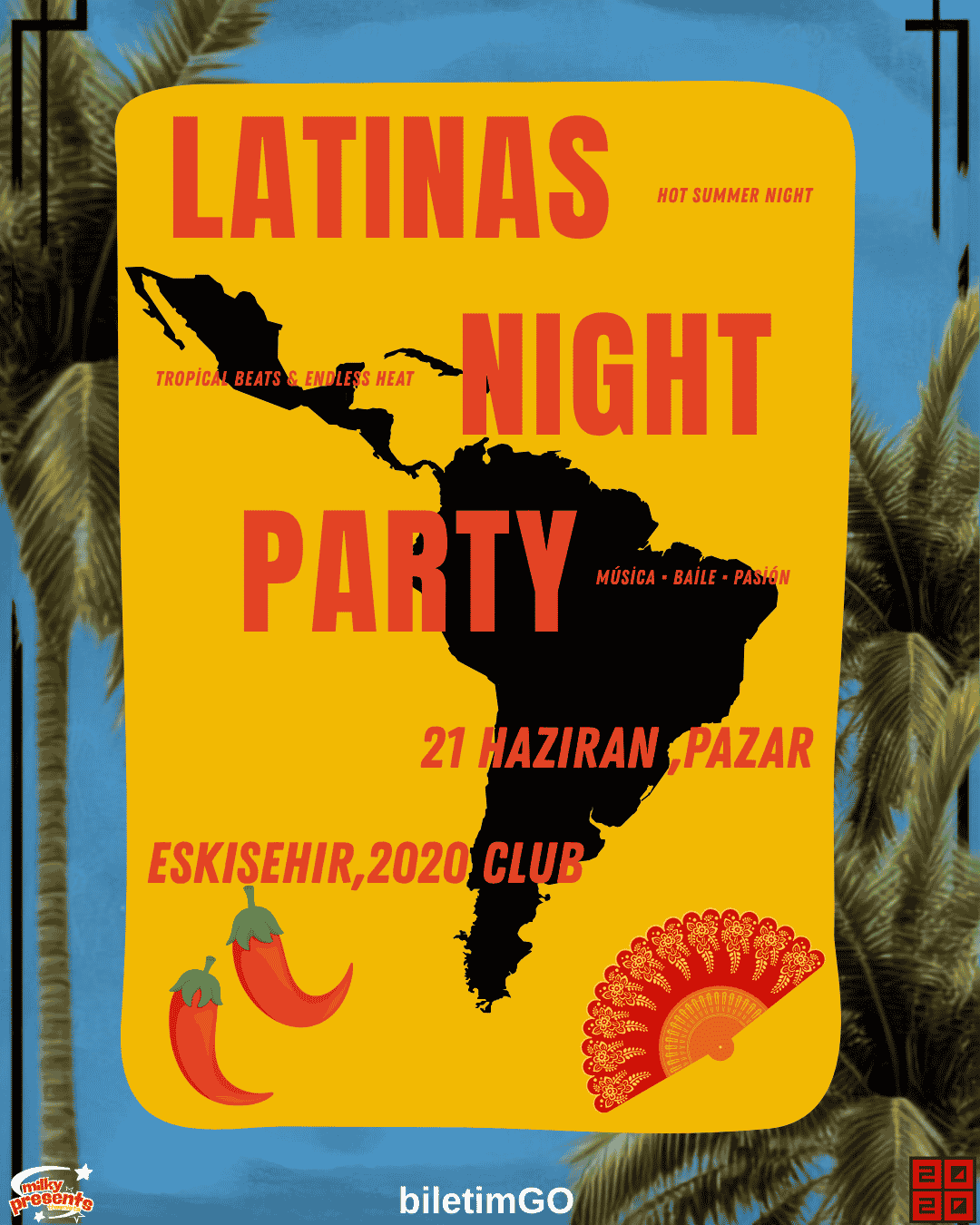 LATINAS POP NIGHT (ESKISEHIR)