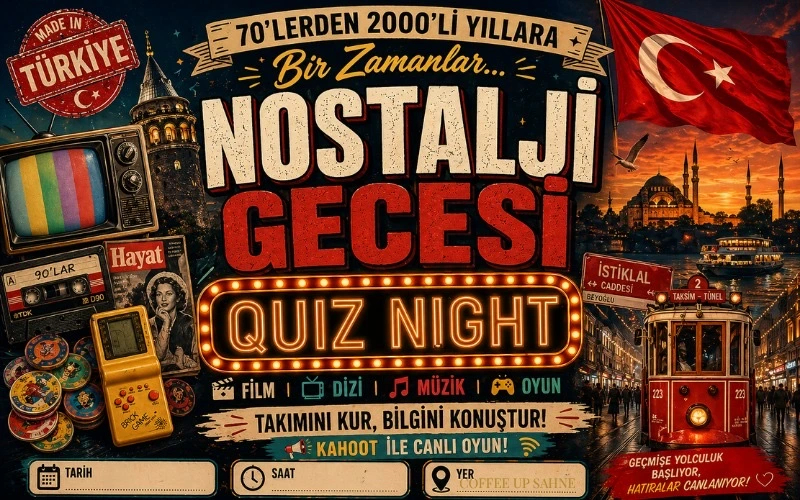 Nostalji Gecesi 70s-80s-90s Quiz Nıght