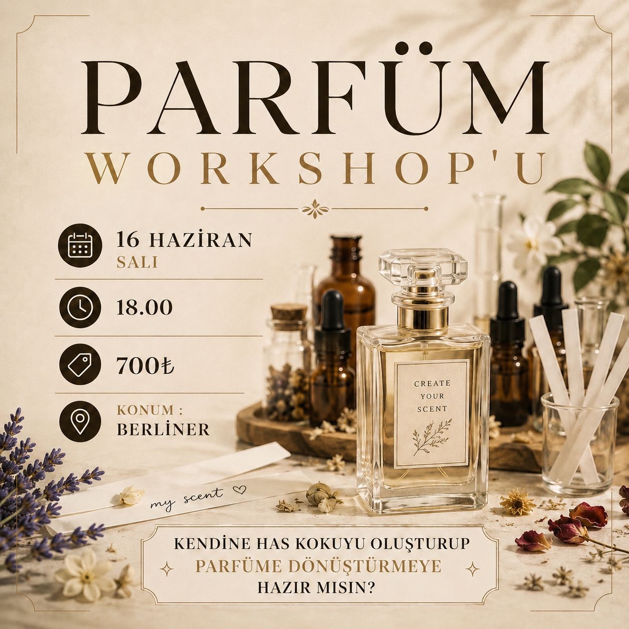 PARFÜM WORKSHOP’U
