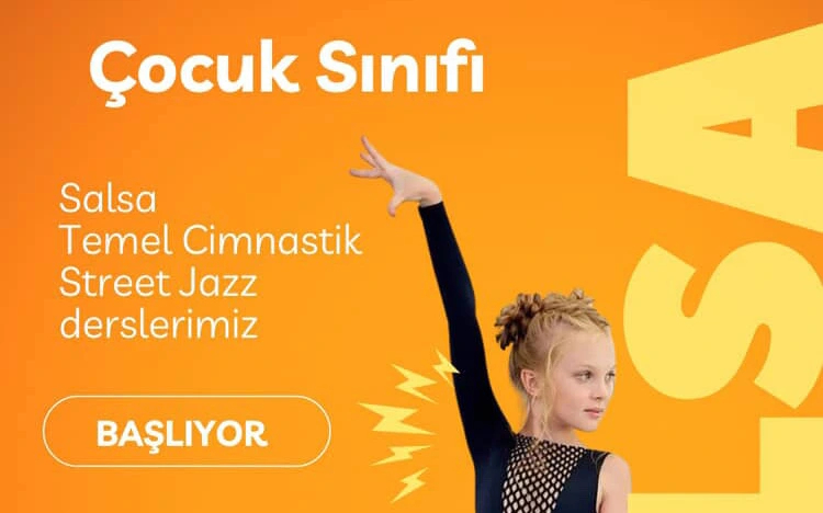 Çocuk Salsa Dans Tanışma Dersi